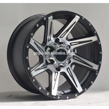 Jantes en alliage noir concaves 4x4